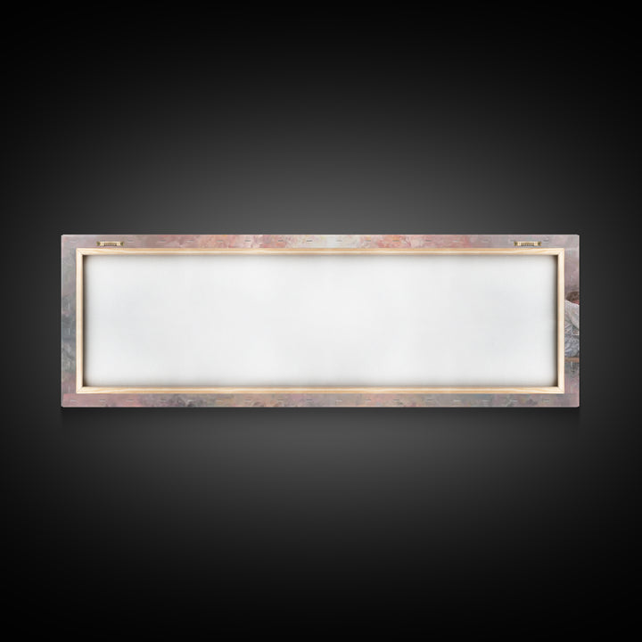 Radiant Last Supper, Framed Canvas Print, Christian Art Canvas, Christian Wall Art, Extra Wide Art, Christian Gift