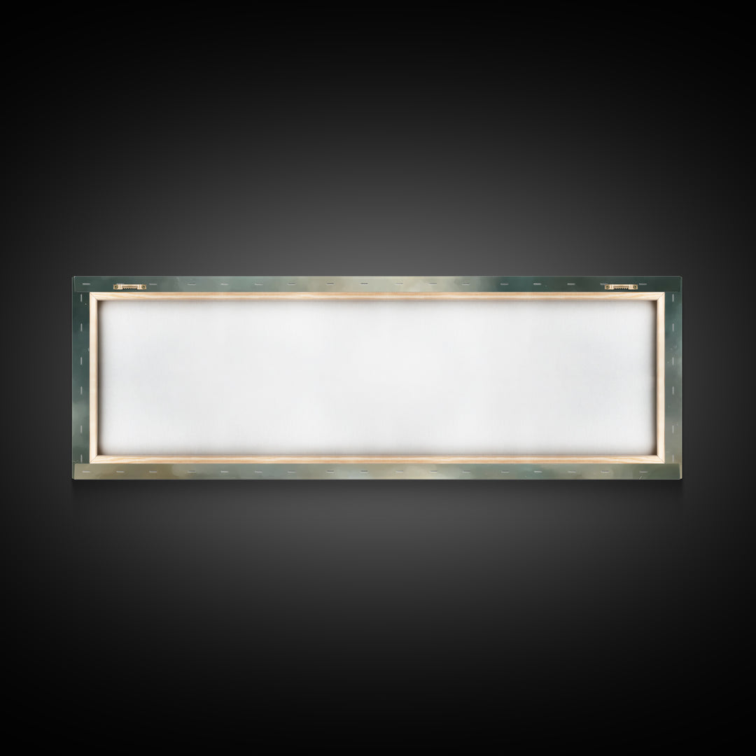 Grace At The Table – Framed Canvas Print – Christian Wall Art – Christian Art Canvas – Panoramic Painting – Christian Gift Ideas