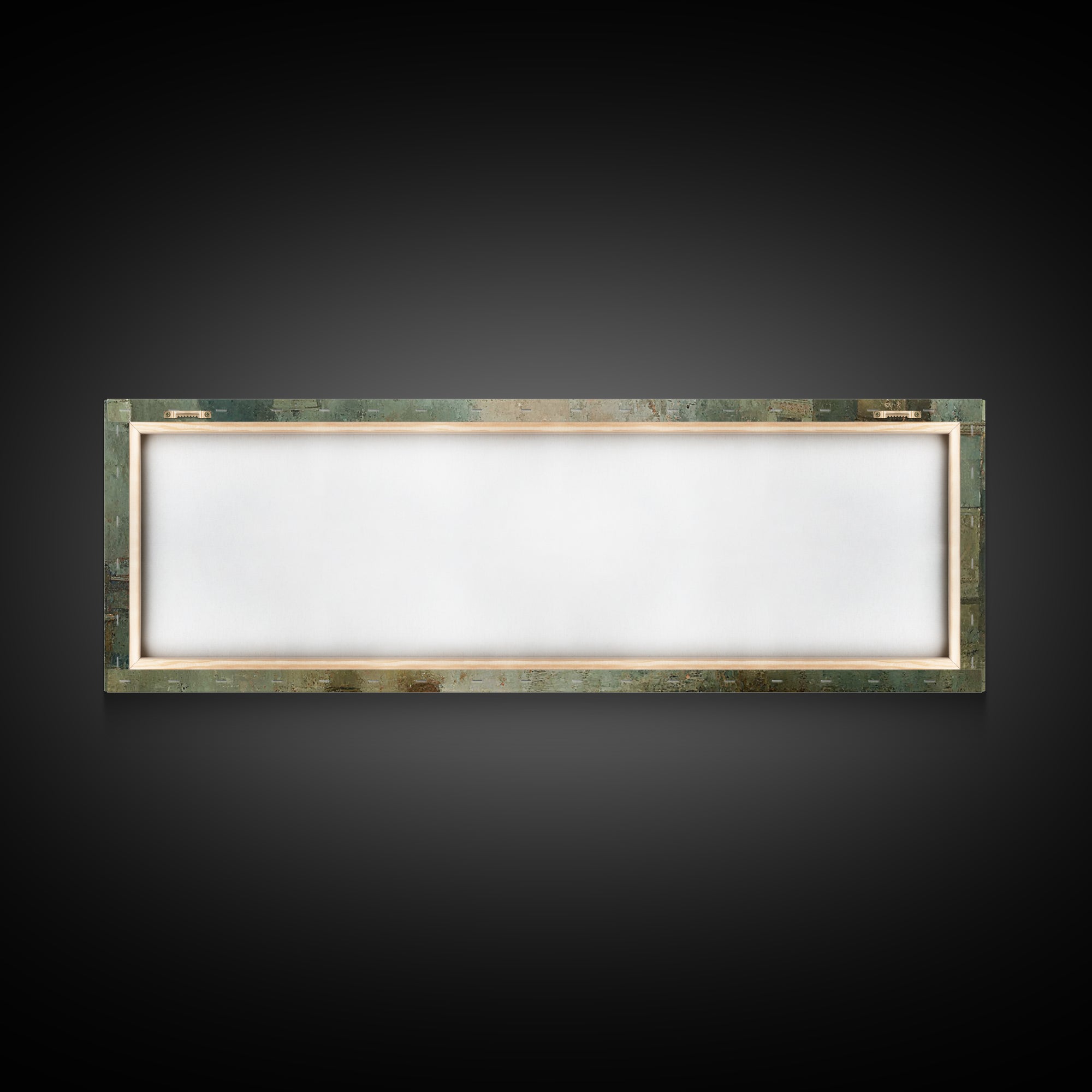 Table Of Fellowship, Framed Canvas Print, Christian Wall Art, Christian Art Canvas, Panoramic Frame, Christian Christmas Art