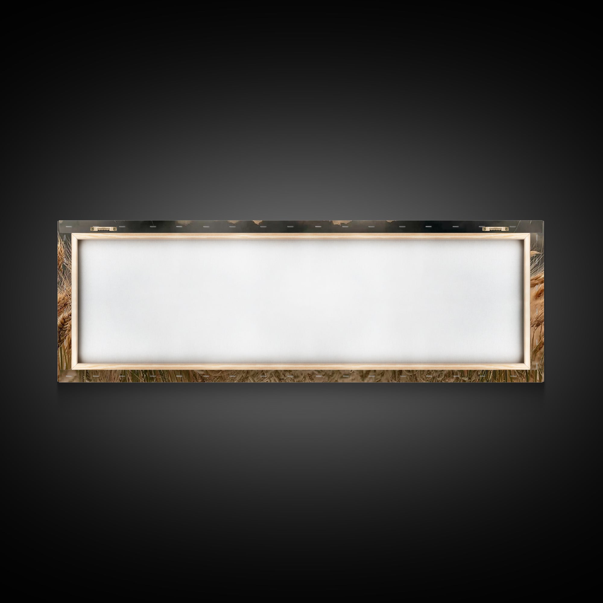 Wheatland Cross | Framed Canvas Print | Christian Wall Art | Christian Art Canvas | Panoramic Painting | Christian Art Gift