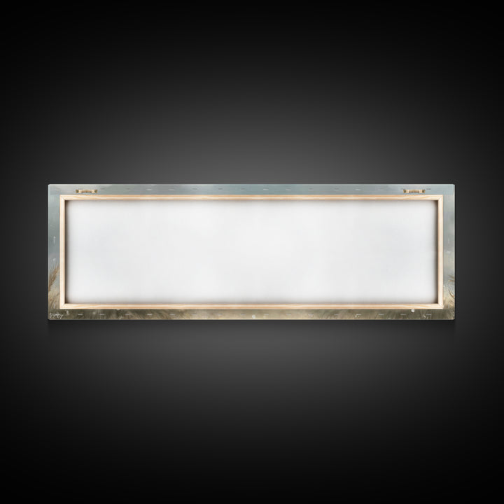 Heaven’s Wheatlight – Framed Canvas Print – Christian Wall Art – Christian Art Canvas – Panoramic Art – Christian Gift Ideas