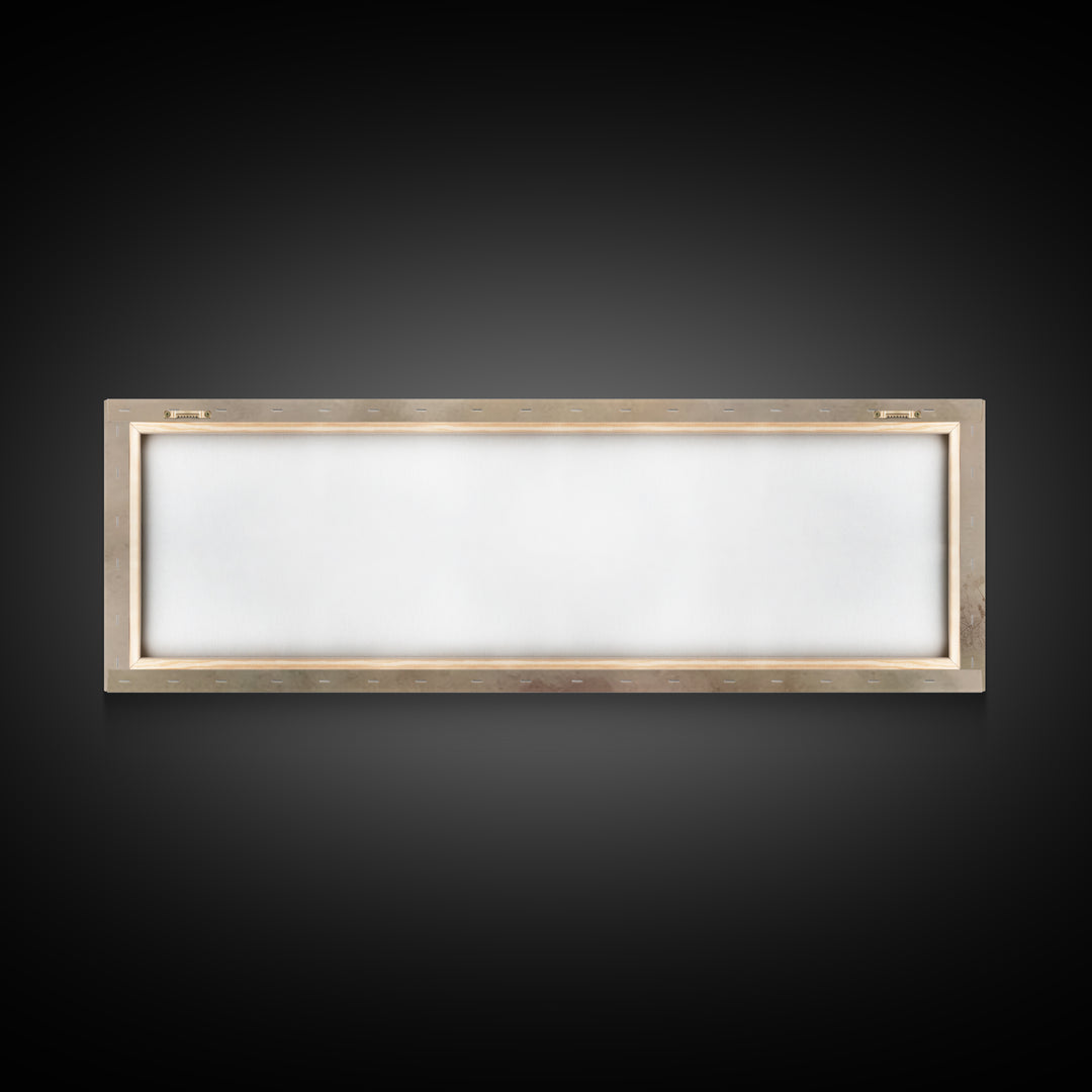 Shadows Of Hope | Framed Canvas Print | Christian Wall Art | Christian Art Print | Panoramic Painting | Jesus Canvas Art | Christian Christ