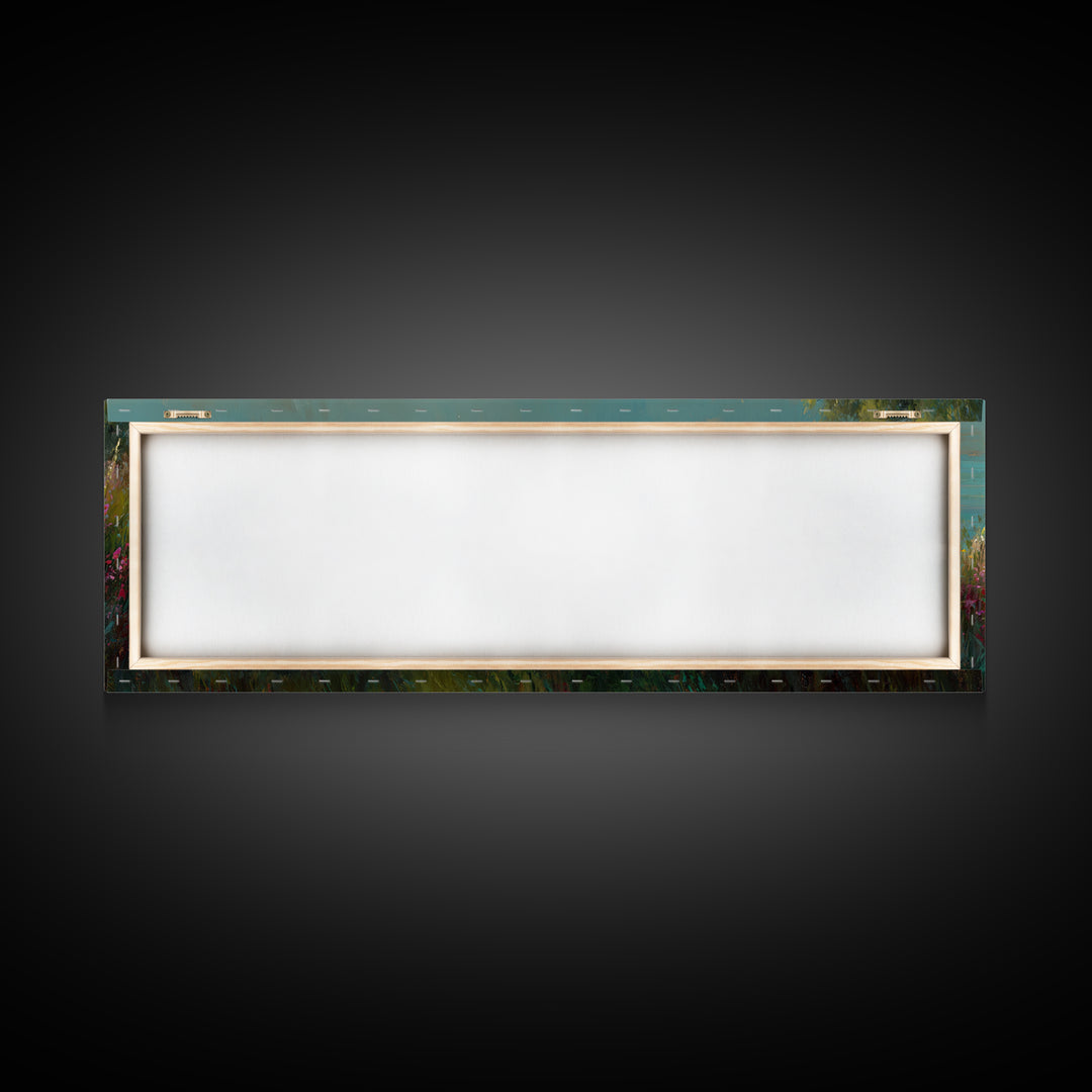 River Of Light – Framed Canvas Print – Christian Decor – Christian Art Canvas – Panoramic Print – Jesus Painting – Christian Wall Art – Chr