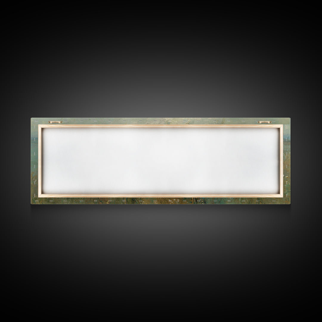 Garden Of Peace | Framed Canvas Print | Christian Art Canvas | Christian Wall Art | Jesus Painting | Panoramic Frame | Christian Decoration