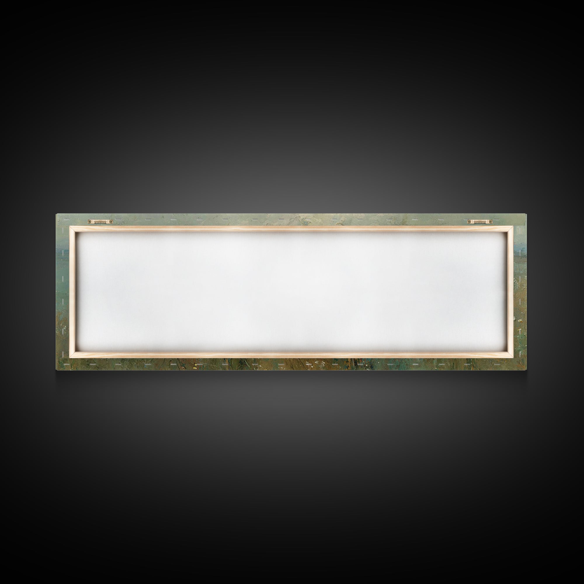 Garden Of Peace | Framed Canvas Print | Christian Art Canvas | Christian Wall Art | Jesus Painting | Panoramic Frame | Christian Decoration