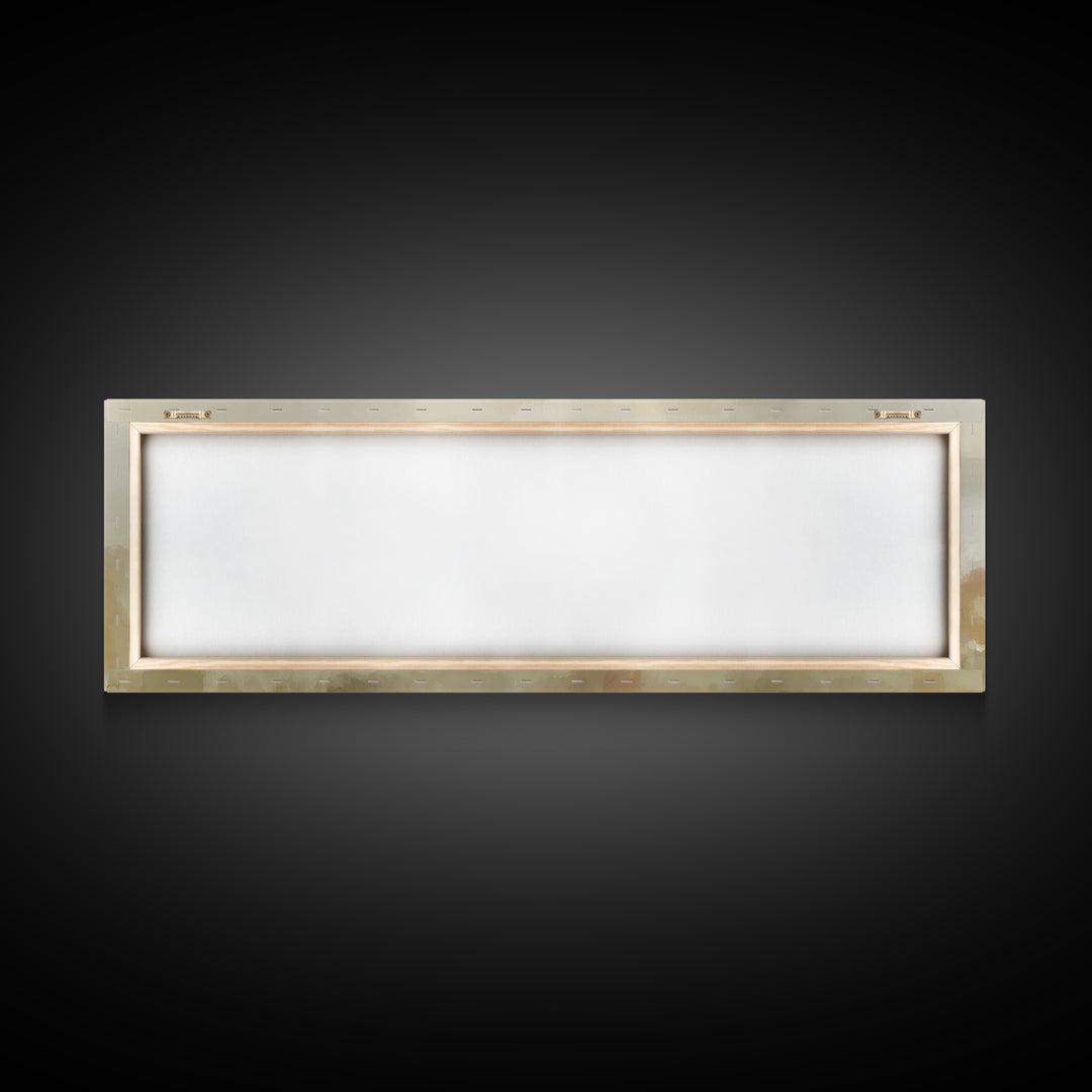 Dawn Of Salvation | Framed Canvas Print | Christian Art Canvas | Panoramic Wall Art | Jesus Painting | Christian Decor | Christian Art Prin