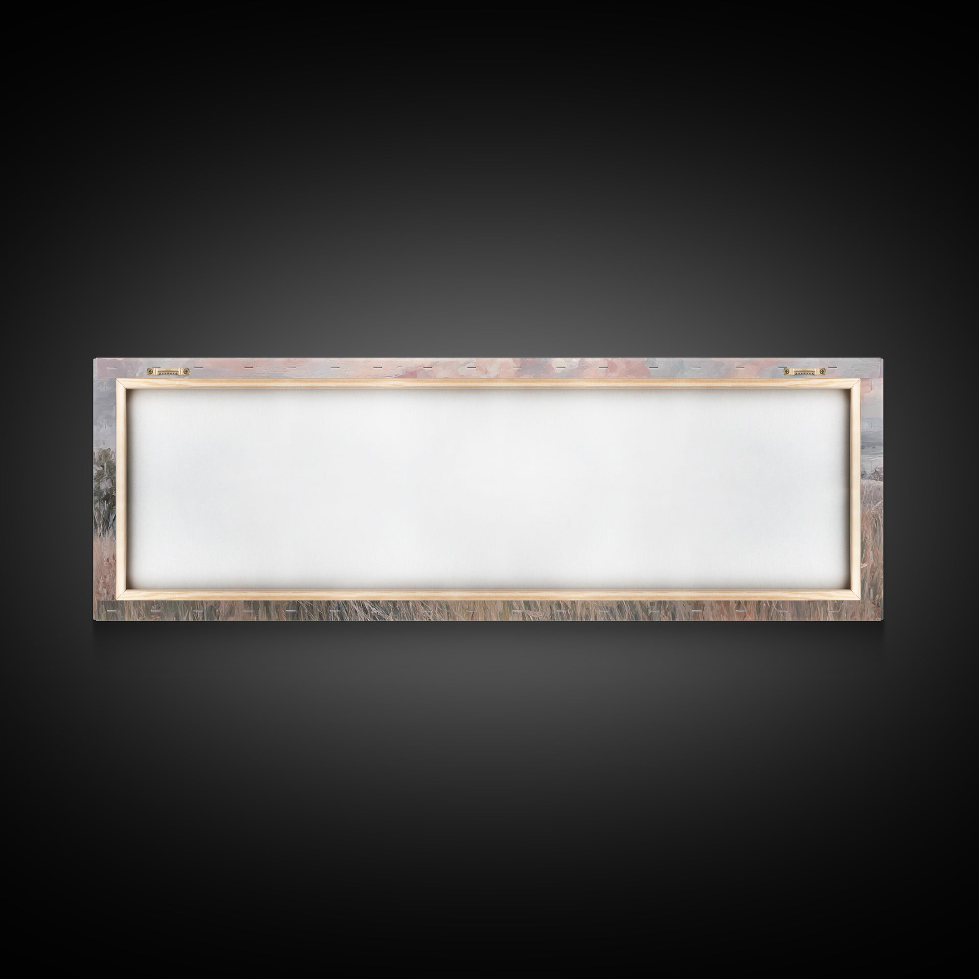 Pastures Of Grace – Framed Canvas Print – Christian Wall Art – Panoramic Art – Jesus Painting – Christian Art Canvas – Christian Decor – Ch