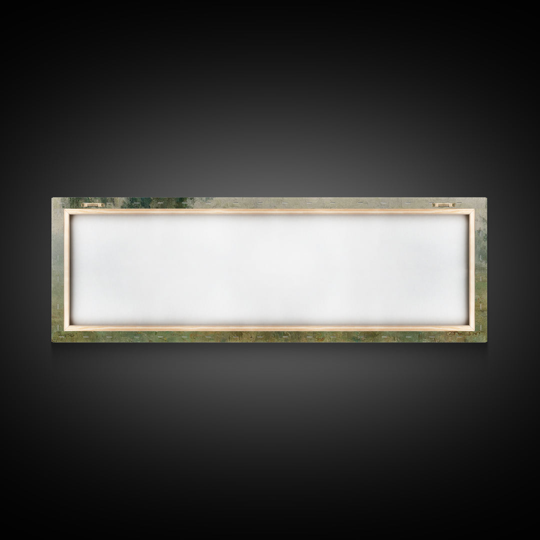 Pasture Of Peace | Framed Canvas Print | Panoramic Painting | Christian Wall Art | Christian Art Print | Subtle Christian Art | Christian D