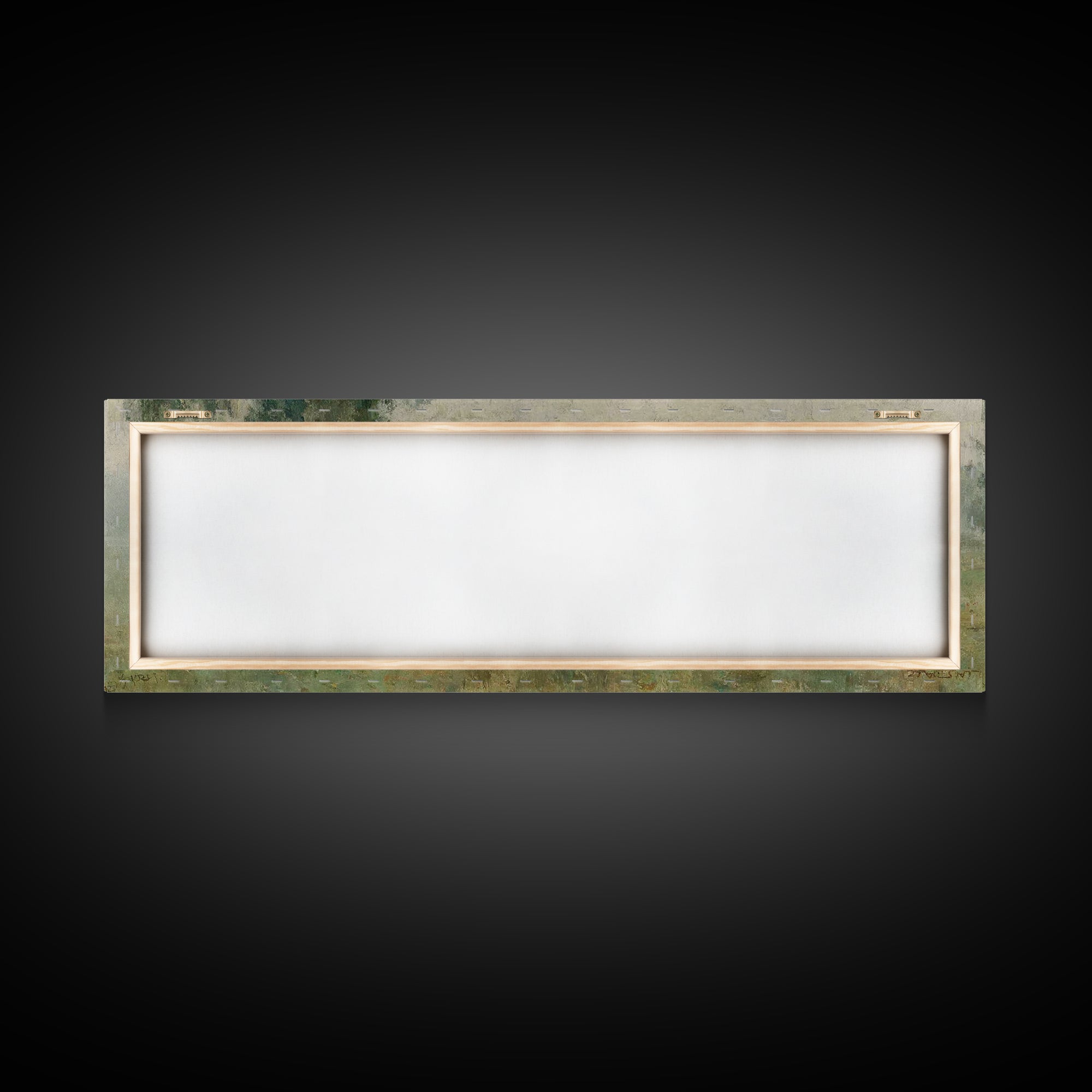 Pasture Of Peace | Framed Canvas Print | Panoramic Painting | Christian Wall Art | Christian Art Print | Subtle Christian Art | Christian D