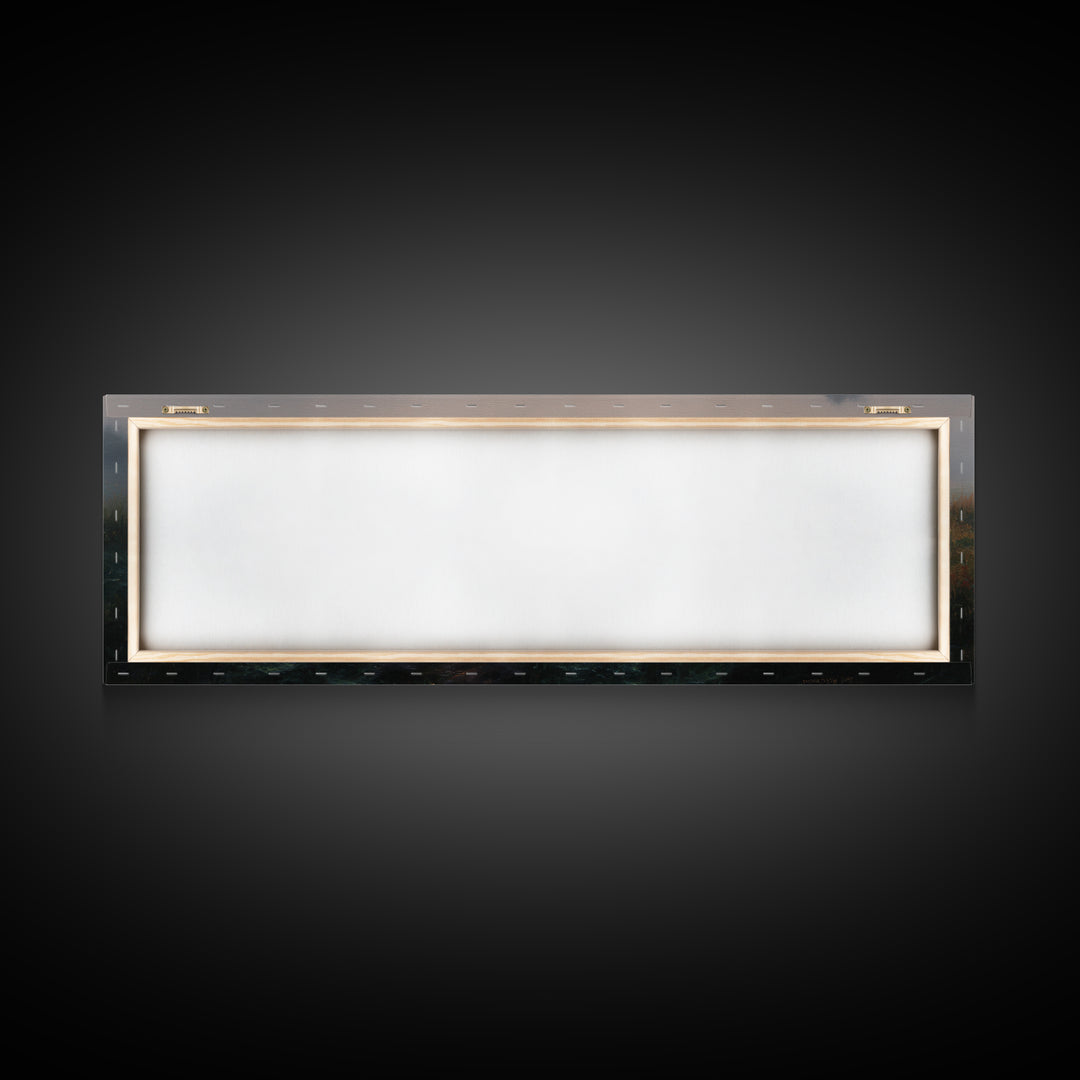 Morning Shepherd Light – Framed Canvas Print – Panoramic Print – Christian Wall Art – Jesus Painting – Christian Art Canvas – Christian Chr