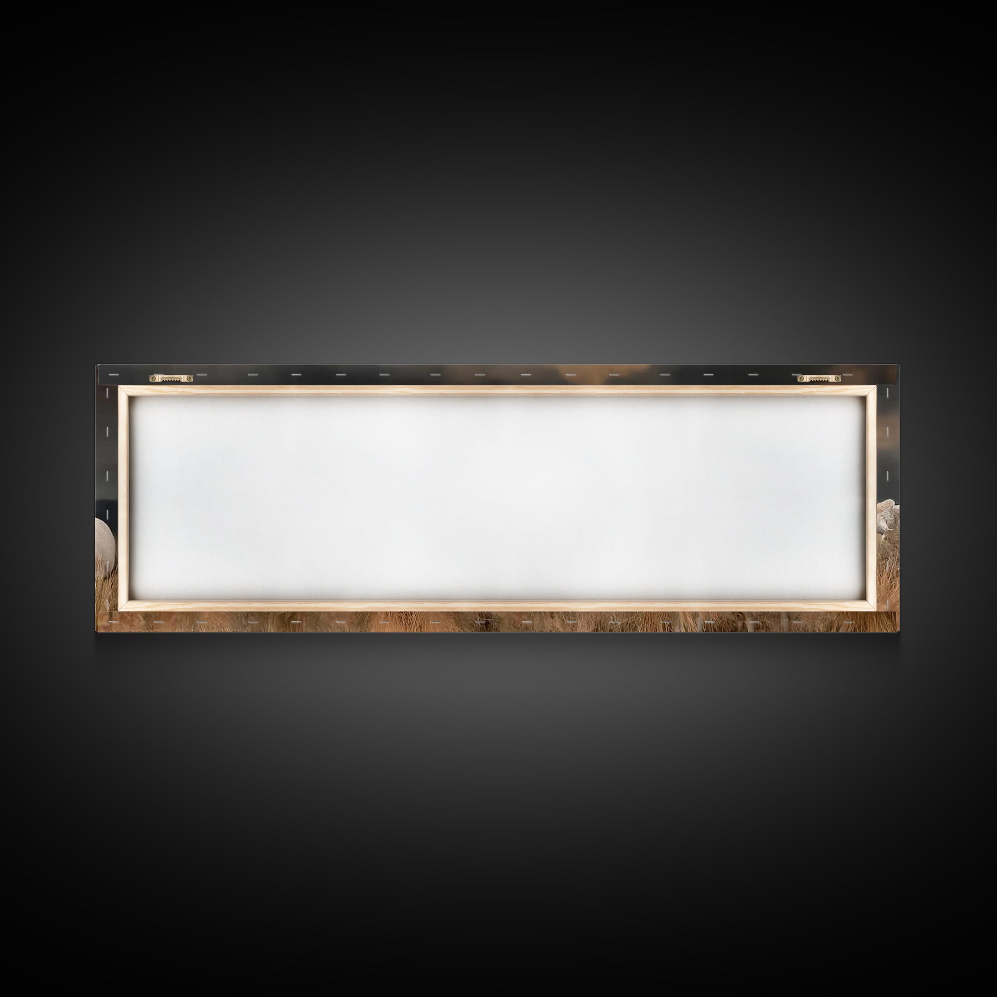 Evening Flock Grace – Framed Canvas Print – Panoramic Art – Christian Wall Art – Christian Art Canvas – Subtle Christian Art – Christmas Ar