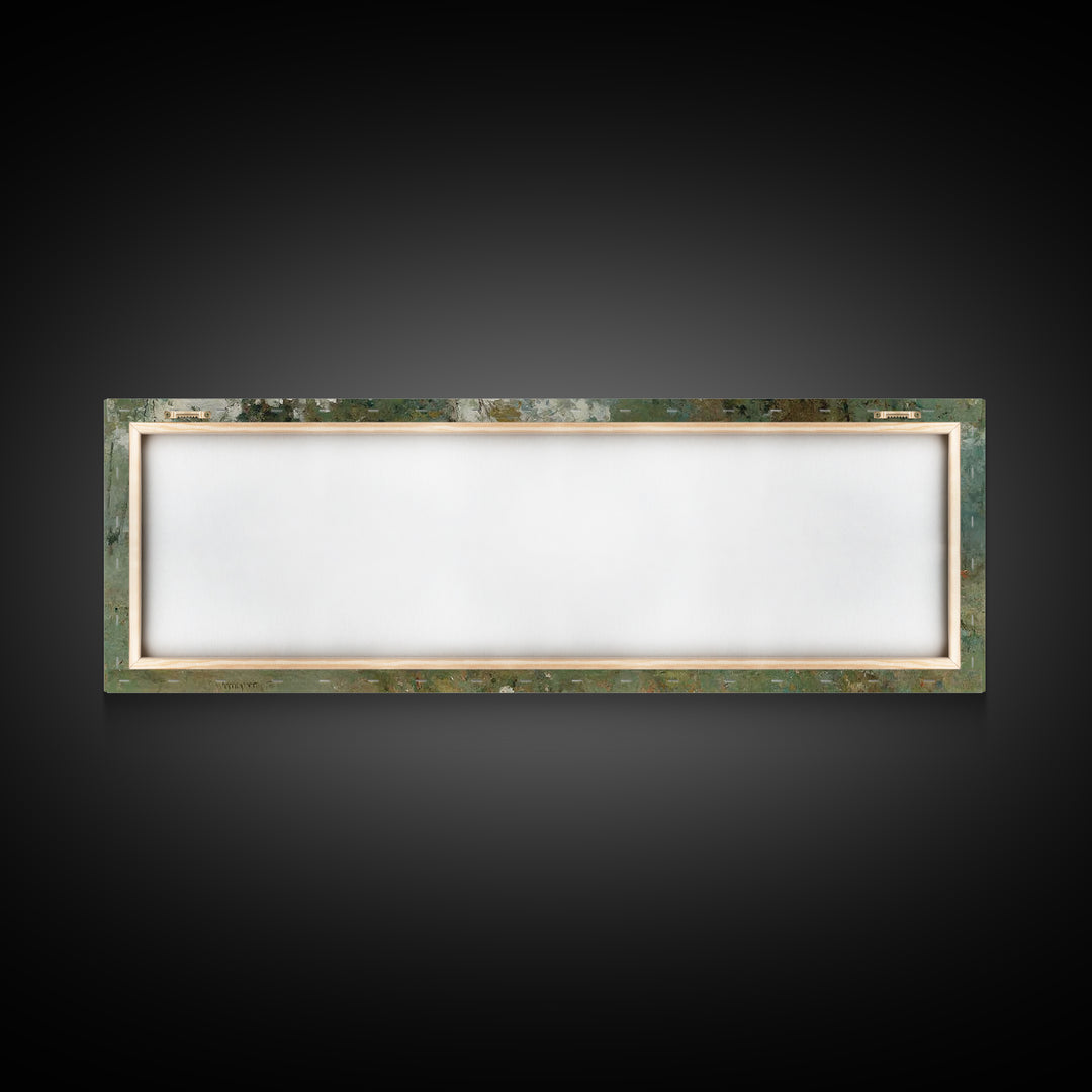 Cross Of Hope – Framed Canvas Print – Panoramic Painting – Christian Wall Art – Christian Art Canvas – Christian Christmas Art – Christian