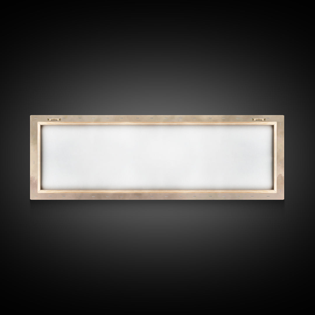 Silent Summit Cross - Framed Canvas Print - Panoramic Art - Christian Wall Art - Christian Art Canvas - Jesus Painting - Christian Christma