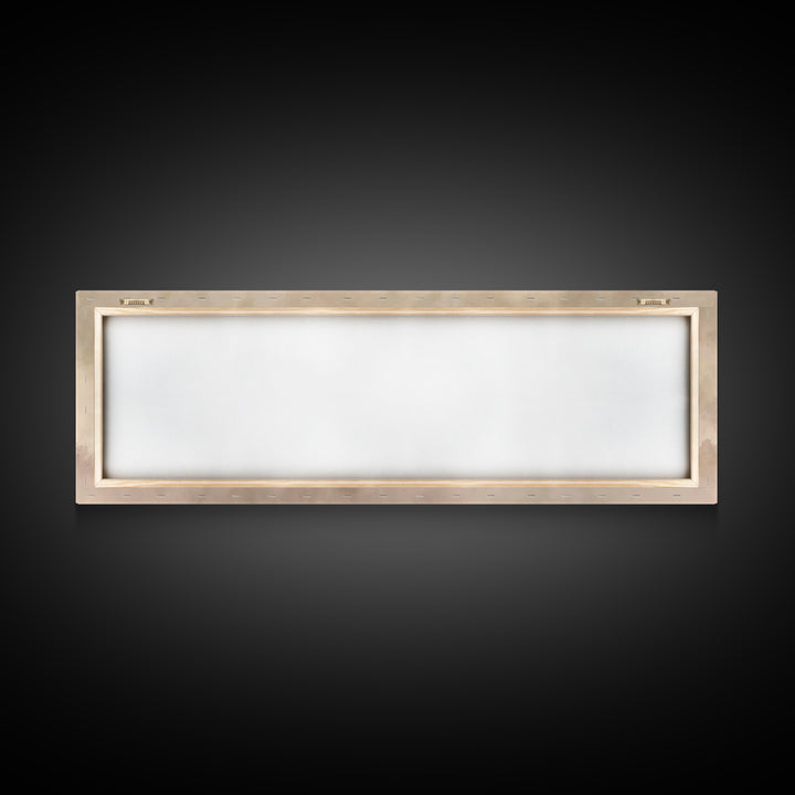 Silent Summit Cross - Framed Canvas Print - Panoramic Art - Christian Wall Art - Christian Art Canvas - Jesus Painting - Christian Christma
