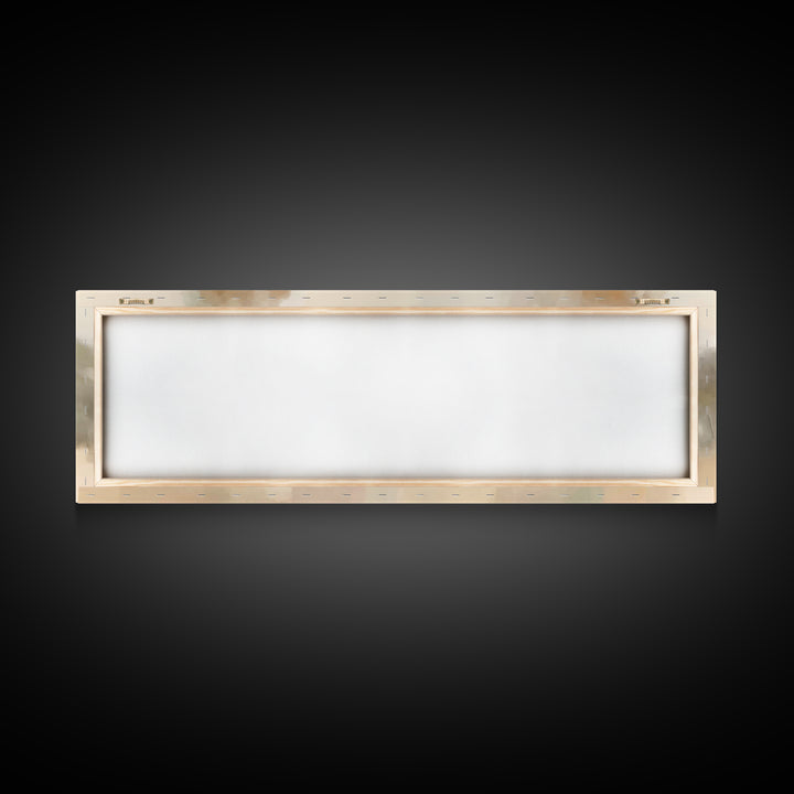 Autumn Valley Cross - Framed Canvas Print - Panoramic Frame - Christian Wall Art - Christian Art Canvas - Jesus Painting - Christian Gift I
