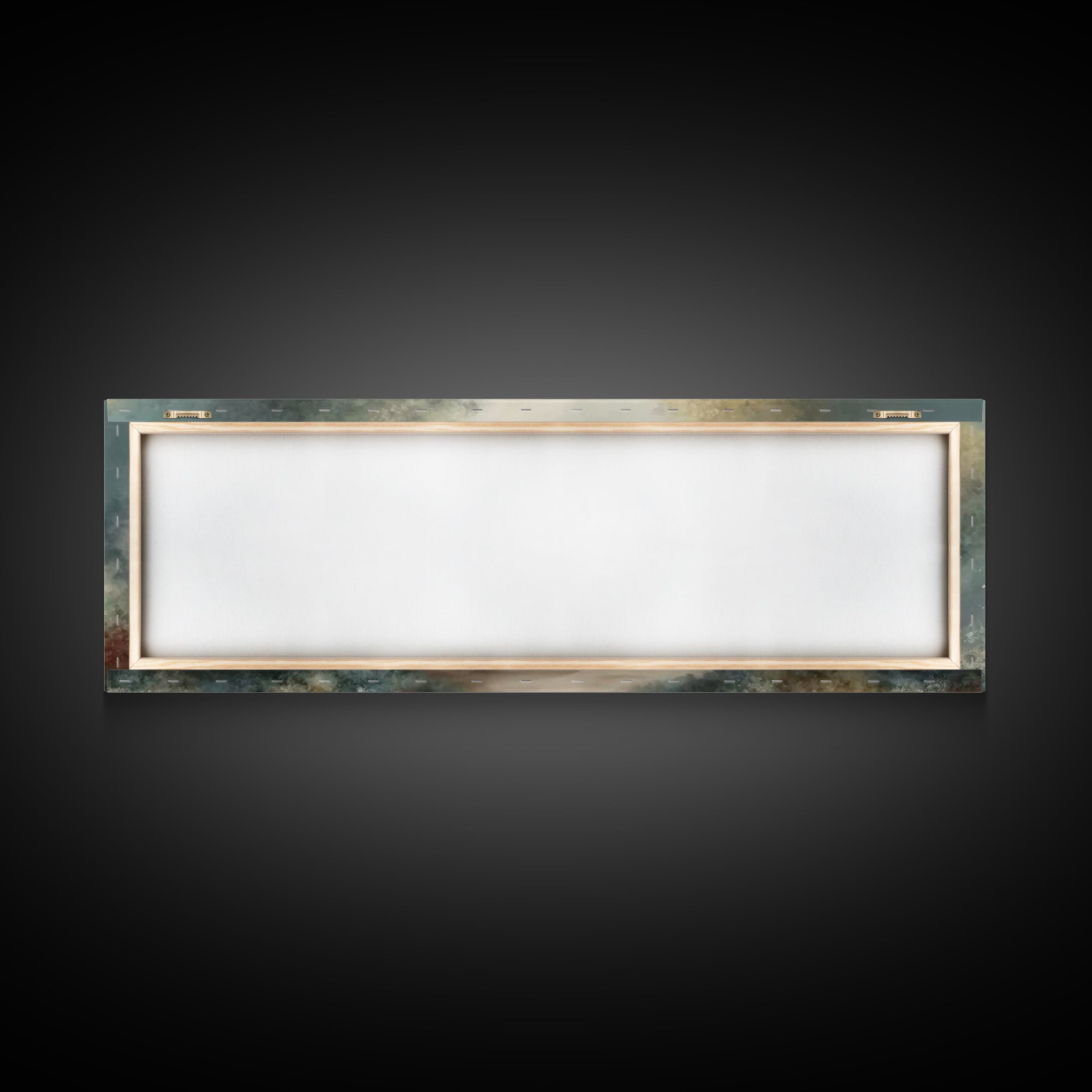 Sacred Path Wanderer | Framed Canvas Print | Panoramic Wall Art | Christian Art Canvas | Jesus Painting | Christian Wall Art | Christian Ar
