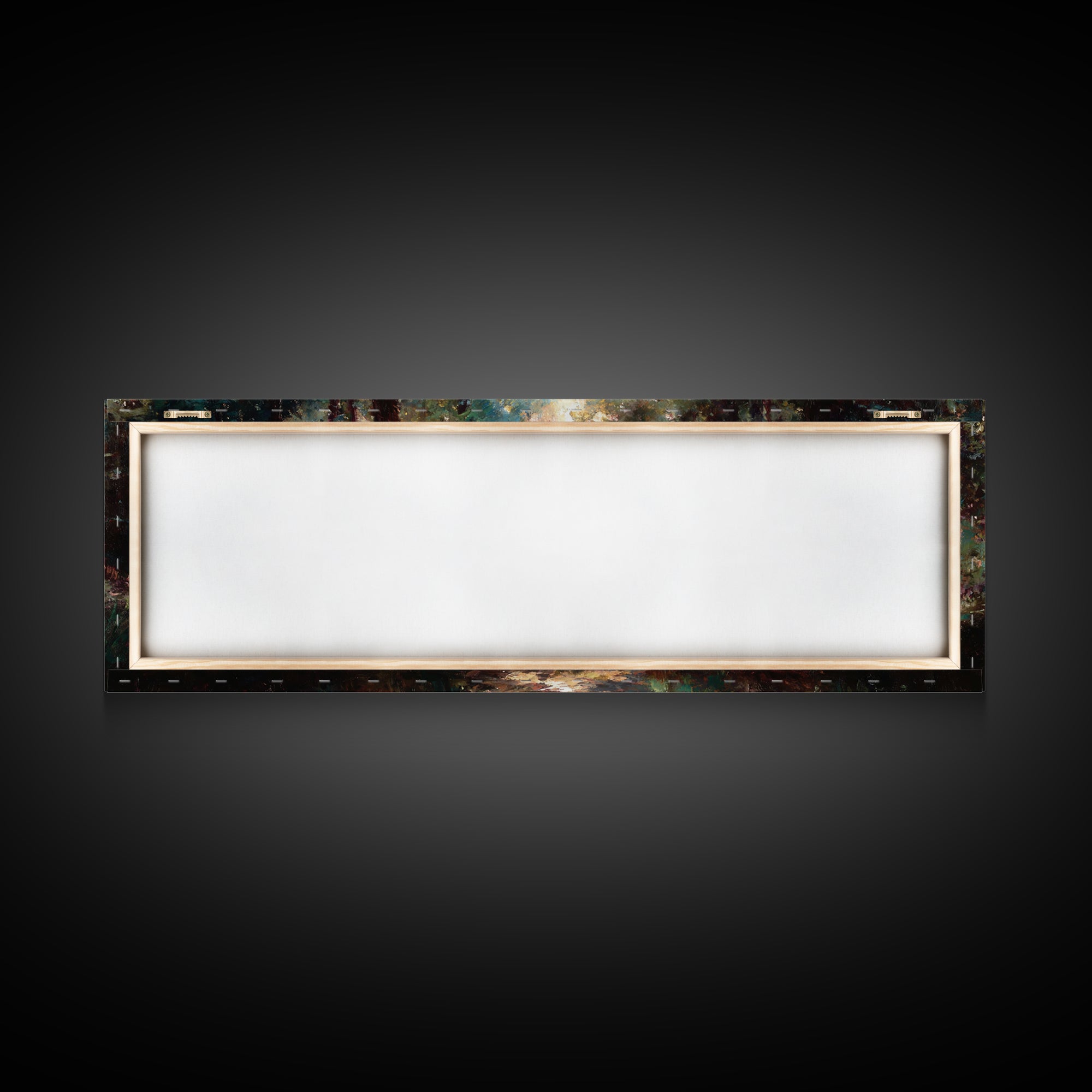 Light of the Forest | Framed Canvas Print | Panoramic Painting | Christian Wall Art | Christian Canvas | Jesus Painting | Christian Art Pri