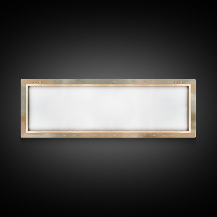 Wandering Saints | Framed Canvas Print | Christian Wall Art | Jesus Painting | Panoramic Art | Christian Art Canvas