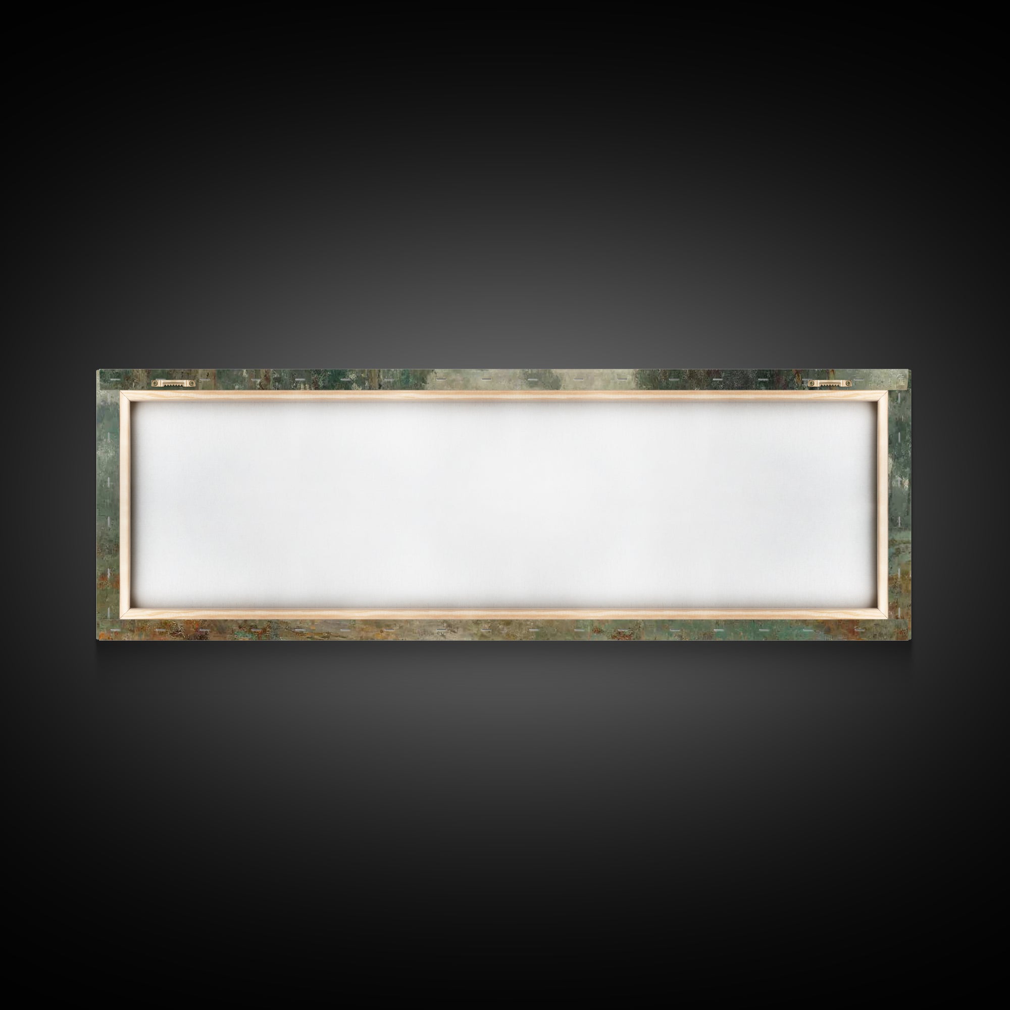 Quiet Woodland Savior, Framed Canvas Print, Panoramic Wall Art, Christian Art Canvas, Christian Wall Art, Jesus Painting, Christian Christm