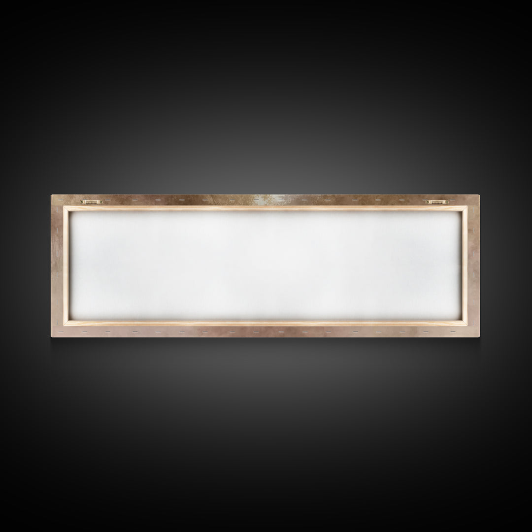 Holy Dawn Silhouette | Framed Canvas Print | Panoramic Painting | Christian Wall Art | Christian Art Canvas | Jesus Painting | Christian De