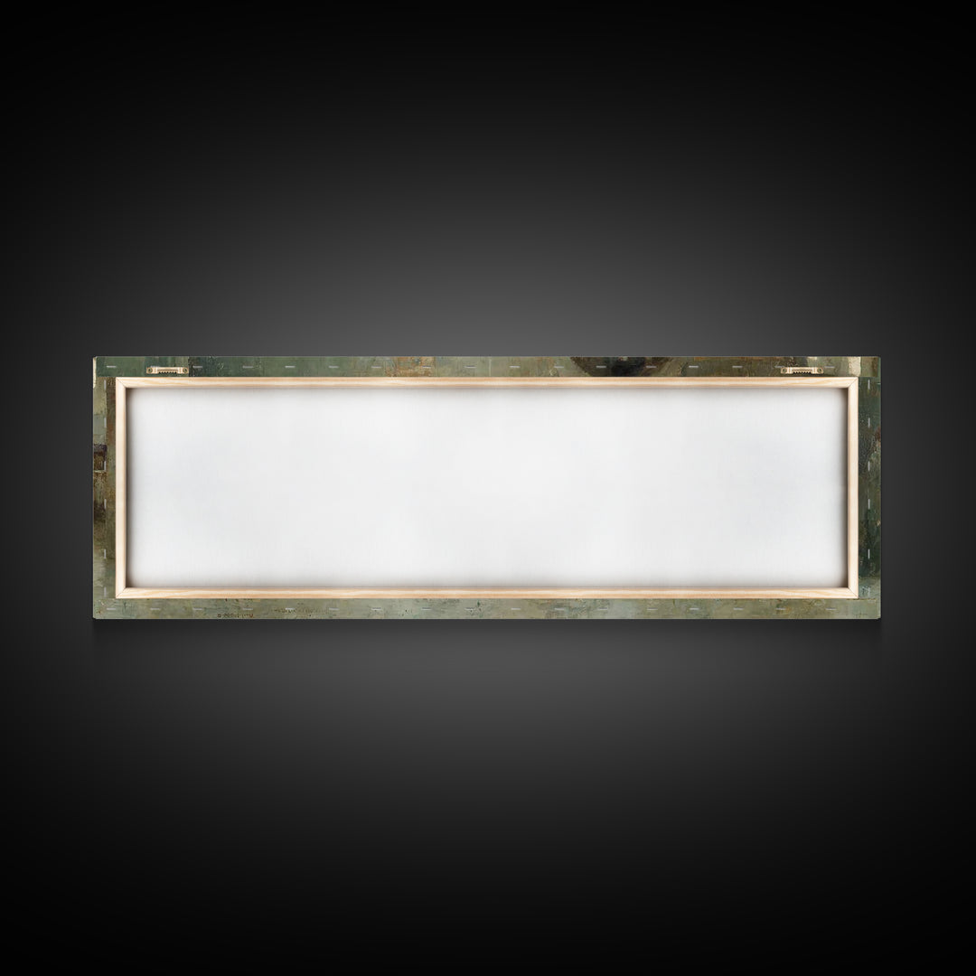 Humble Table Fellowship | Framed Canvas Print | Panoramic Art | Christian Art Canvas | Christian Wall Art | Christian Painting | Christian