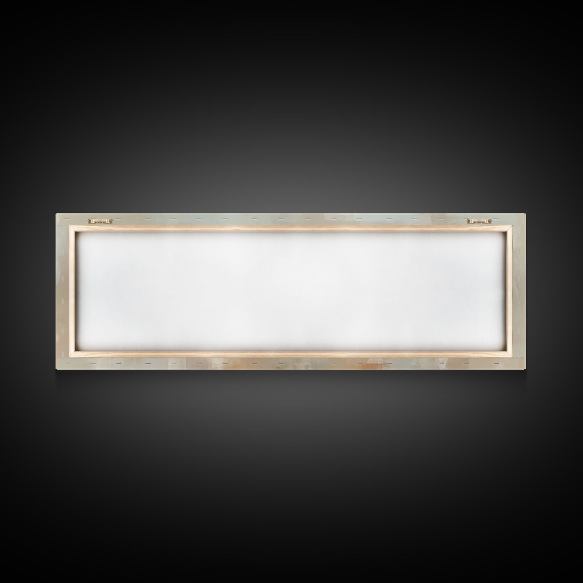 Quiet Supper Silhouettes | Framed Canvas Print | Panoramic Wall Art | Christian Art Canvas | Christian Painting | Christian Wall Art | Mood
