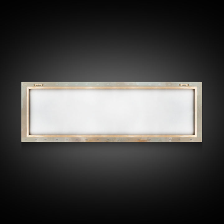 Quiet Supper Silhouettes | Framed Canvas Print | Panoramic Wall Art | Christian Art Canvas | Christian Painting | Christian Wall Art | Mood