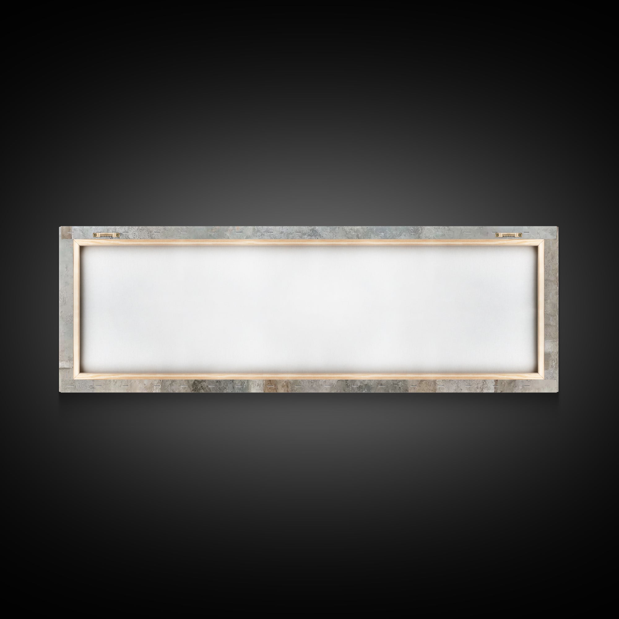 Quiet Table Fellowship – Framed Canvas Print – Panoramic Wall Art – Christian Art Canvas – Jesus Painting – Christmas Wall Art – Christian