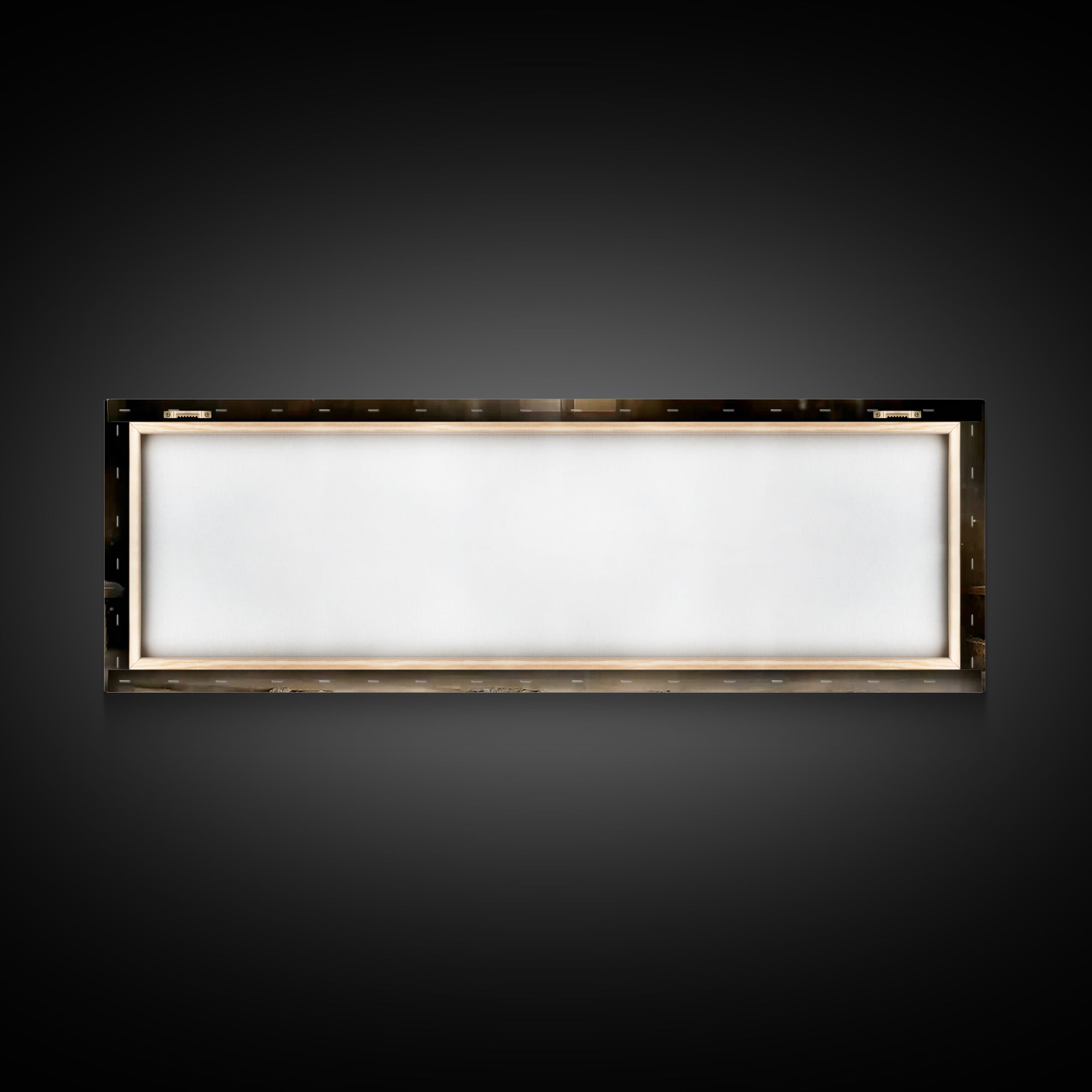 Lantern Lit Gathering | Framed Canvas Print | Panoramic Painting | Christian Wall Art | Jesus Canvas Art | Christian Christmas Art | Christ