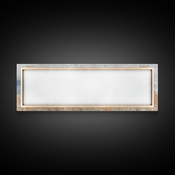 Shoreline Shepherd Dawn | Framed Canvas Print | Panoramic Frame | Christian Art Canvas | Jesus Painting | Christian Wall Art | Subtle Chris