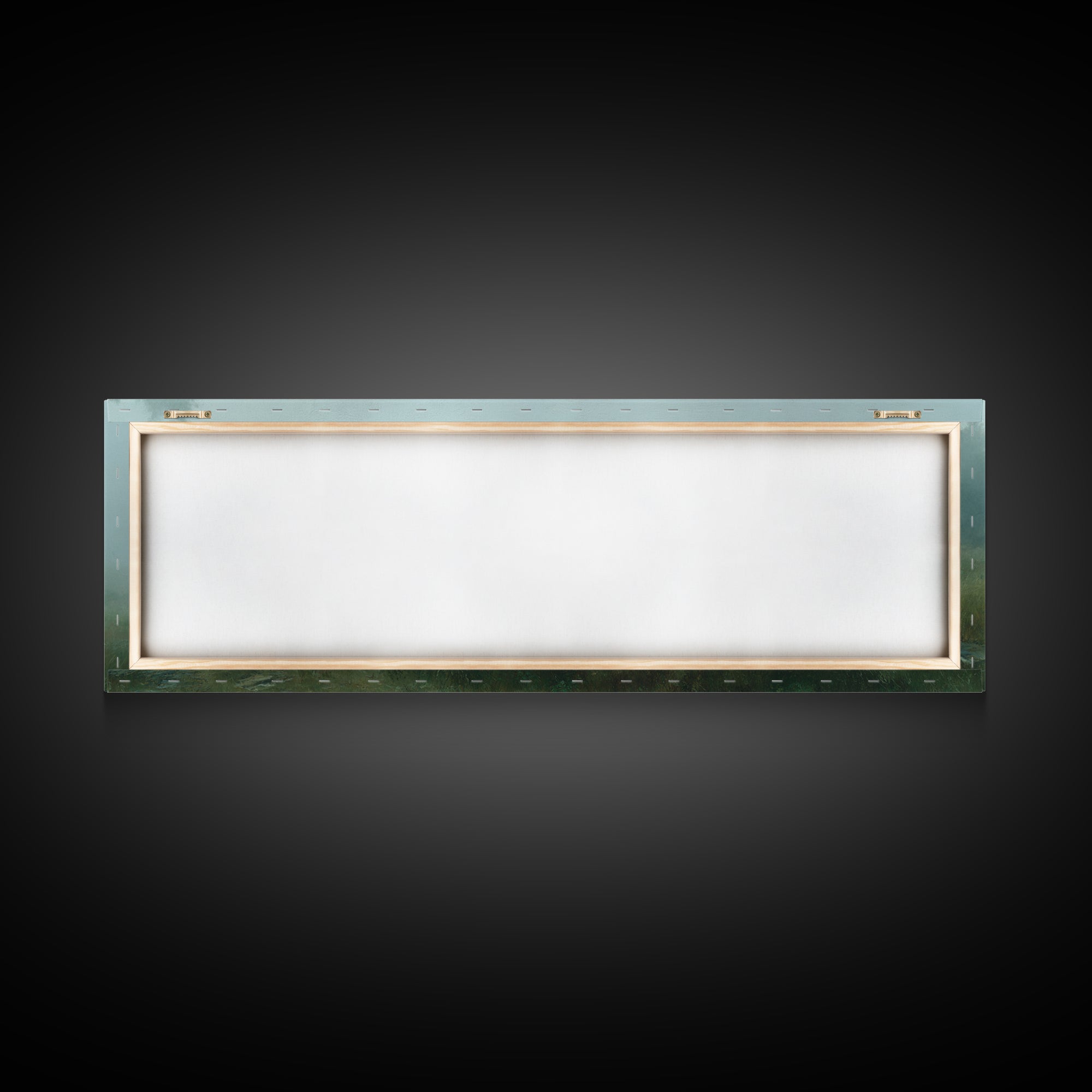 Shepherds In Mist | Framed Canvas Print | Panoramic Art | Christian Wall Art | Christian Art Canvas | Jesus Painting | Subtle Christian Art