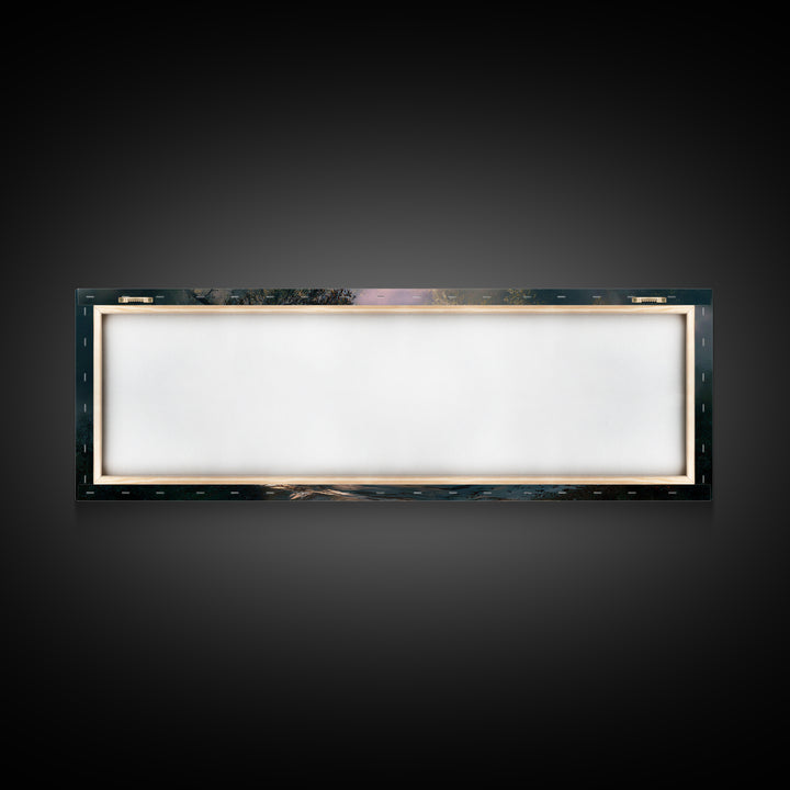 Path Of Light – Framed Canvas Print – Panoramic Art – Jesus Painting – Christian Wall Art – Moody Christian Art – Christian Art Canvas