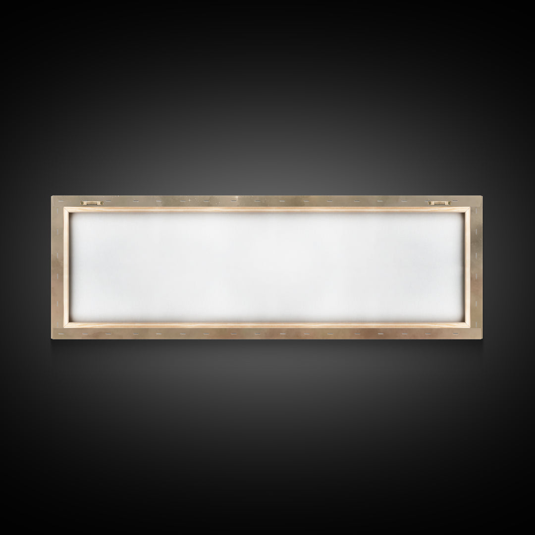 Dustborn Path | Framed Canvas Print | Jesus Painting | Christian Art Canvas | Panoramic Wall Art | Christian Wall Art