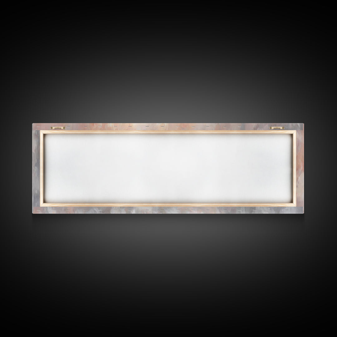 Celestial Quiet | Framed Canvas Print | Christian Wall Art | Panoramic Art | Christmas Canvas Wall Art | Christian Decorations | Jesus Pain