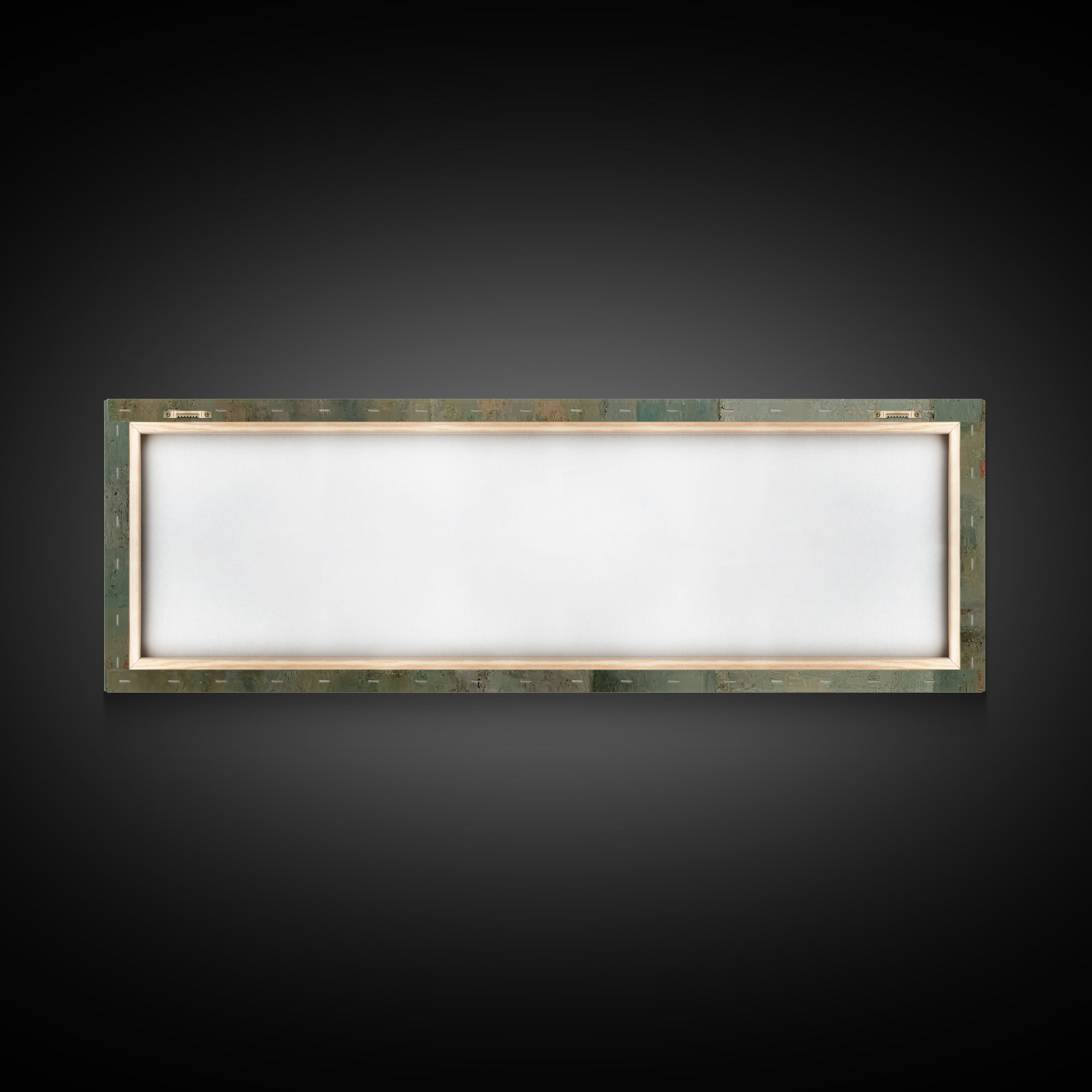 Hushed Horizons, Framed Canvas Print, Panoramic Painting, Christian Wall Art, Jesus Painting, Christian Art Canvas