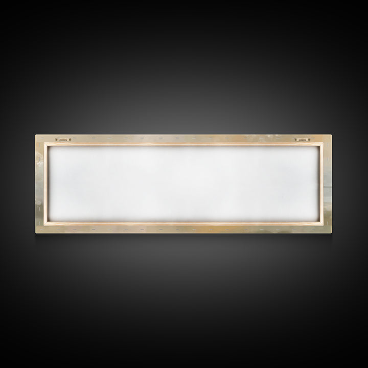 Morning Of Peace – Framed Canvas Print – Christian Art Print – Panoramic Frame – Jesus Painting – Christian Wall Art – Christmas Art