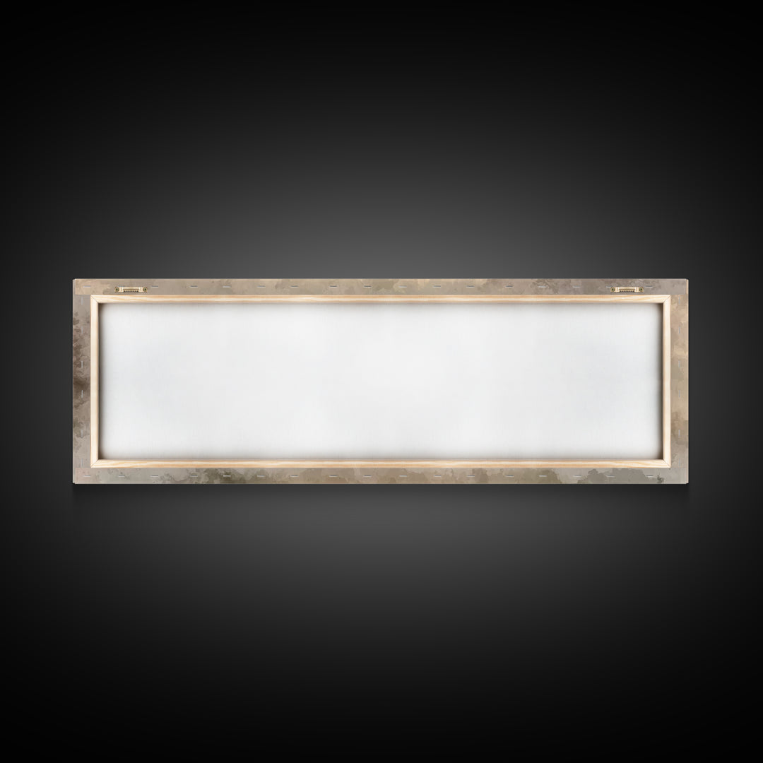 Guiding Light | Framed Canvas Print | Christian Art Canvas | Panoramic Art | Jesus Painting | Modern Christian Art | Christmas Wall Art