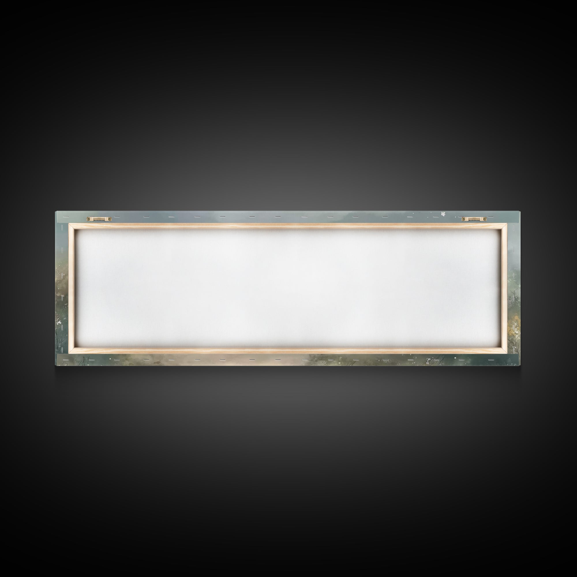 Garden Of Calm – Framed Canvas Print – Christian Painting – Panoramic Wall Art – Jesus Canvas Art – Christian Decor – Christmas Art