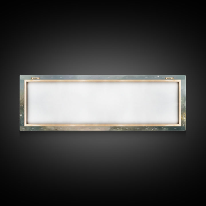 Garden Of Calm – Framed Canvas Print – Christian Painting – Panoramic Wall Art – Jesus Canvas Art – Christian Decor – Christmas Art