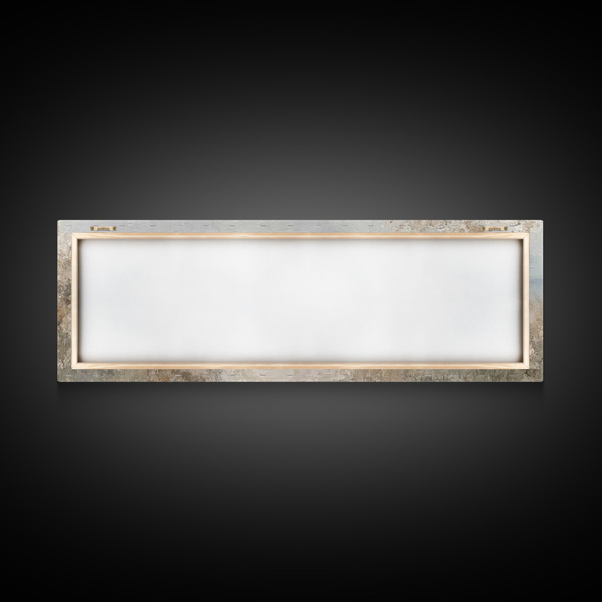 Silent Footsteps, Framed Canvas Print, Christian Art Canvas, Panoramic Painting, Jesus Wall Art, Christian Art Gift, Christmas Art