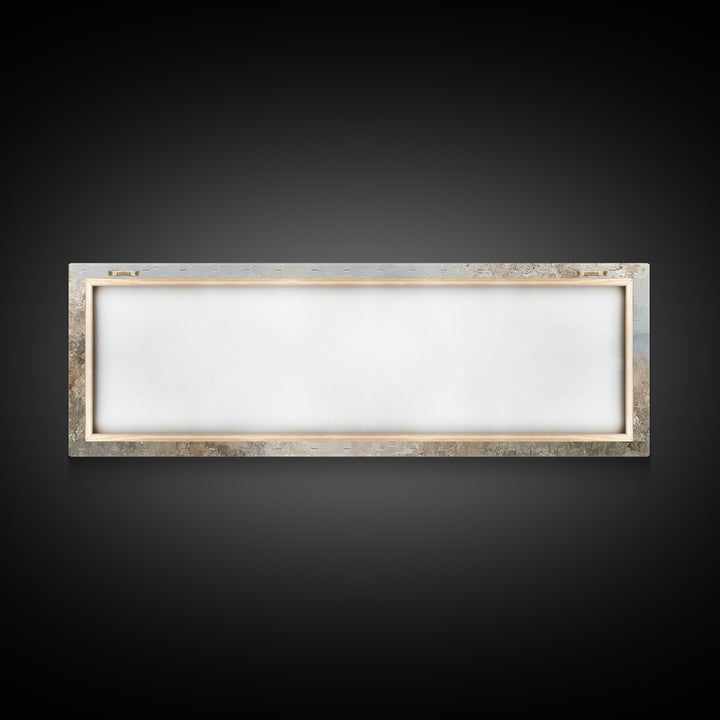 Silent Footsteps, Framed Canvas Print, Christian Art Canvas, Panoramic Painting, Jesus Wall Art, Christian Art Gift, Christmas Art
