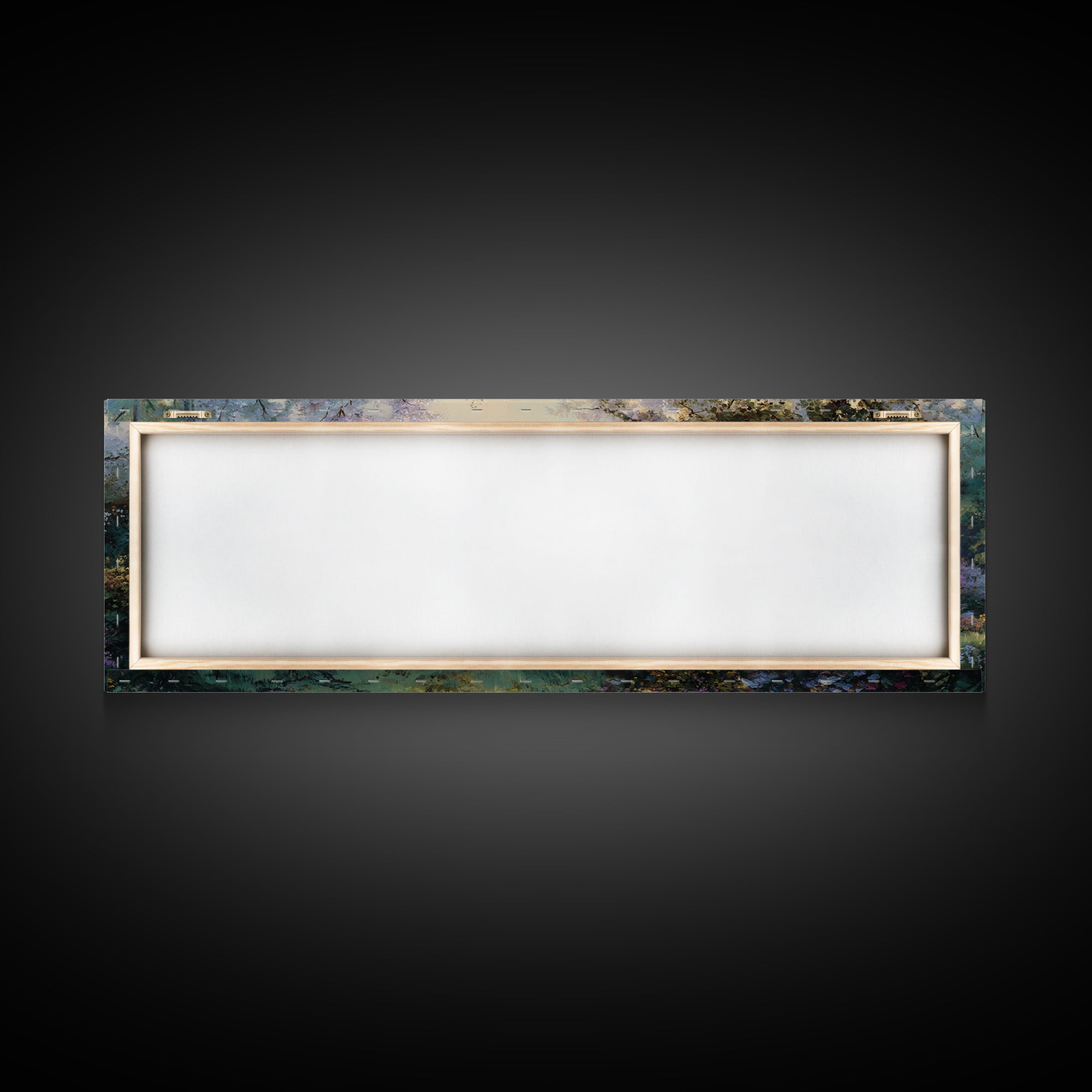 Blossom Dawn Path | Framed Canvas Print | Christian Art Canvas | Jesus Painting | Panoramic Wall Art | Christian Wall Art | Christmas Art