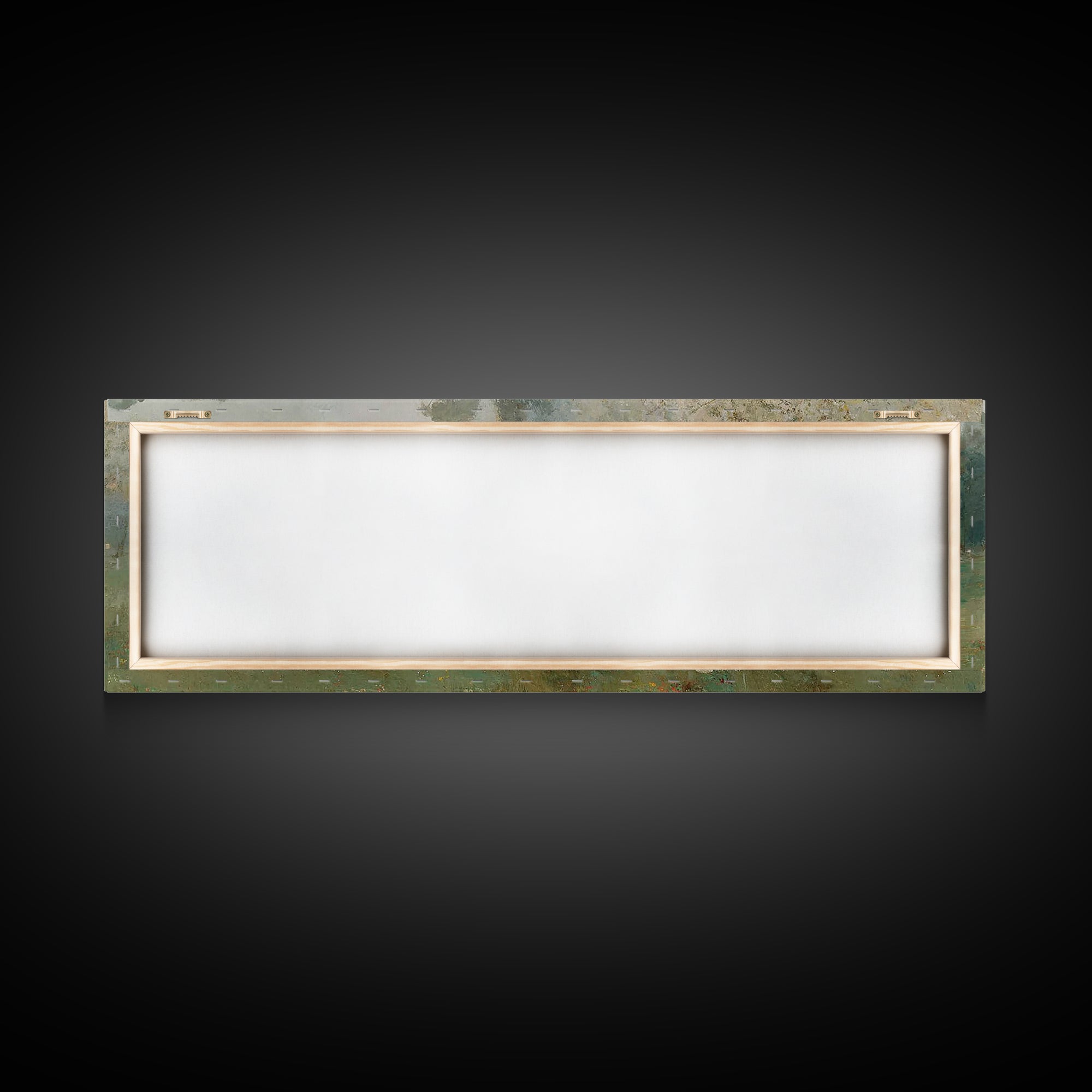Pastoral Spring Light, Framed Canvas Print, Christian Wall Art, Panoramic Painting, Jesus Canvas Art, Christian Art Canvas, Christmas Art