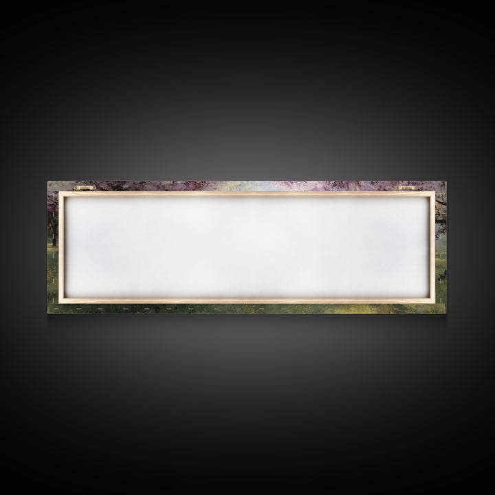 Silent Meadow Blessing | Framed Canvas Print | Jesus Painting | Panoramic Print | Christian Wall Art | Christian Art Canvas | Christmas Art