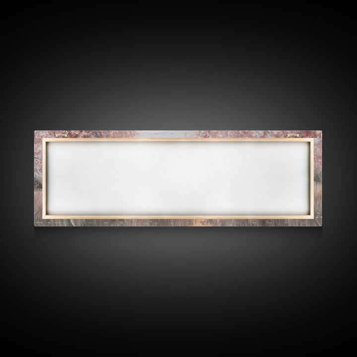 Garden Of Promise, Framed Canvas Print, Christian Art Canvas, Panoramic Wall Art, Jesus Painting, Christian Wall Art, Christmas Art