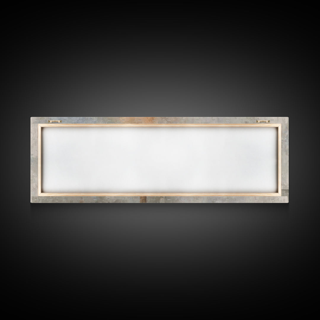 Candle Of Mercy – Framed Canvas Print – Christian Wall Art – Panoramic Art – Christian Art Canvas – Christian Christmas Art