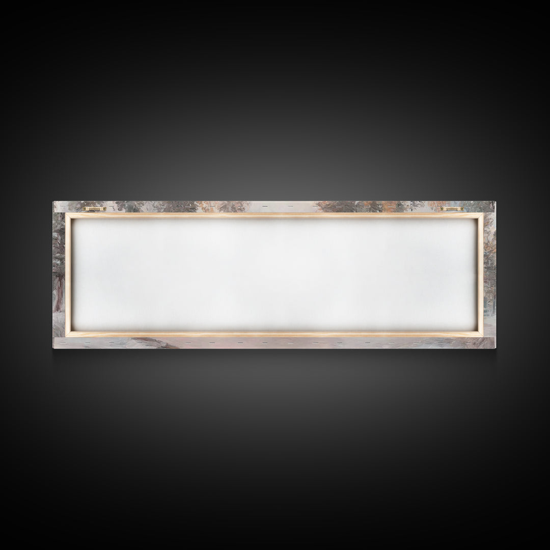 Angel Of Dawn – Framed Canvas Print – Christian Wall Art – Panoramic Frame – Christian Art Canvas – Christmas Art – Christian Gift