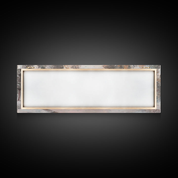 Angel Of Dawn – Framed Canvas Print – Christian Wall Art – Panoramic Frame – Christian Art Canvas – Christmas Art – Christian Gift