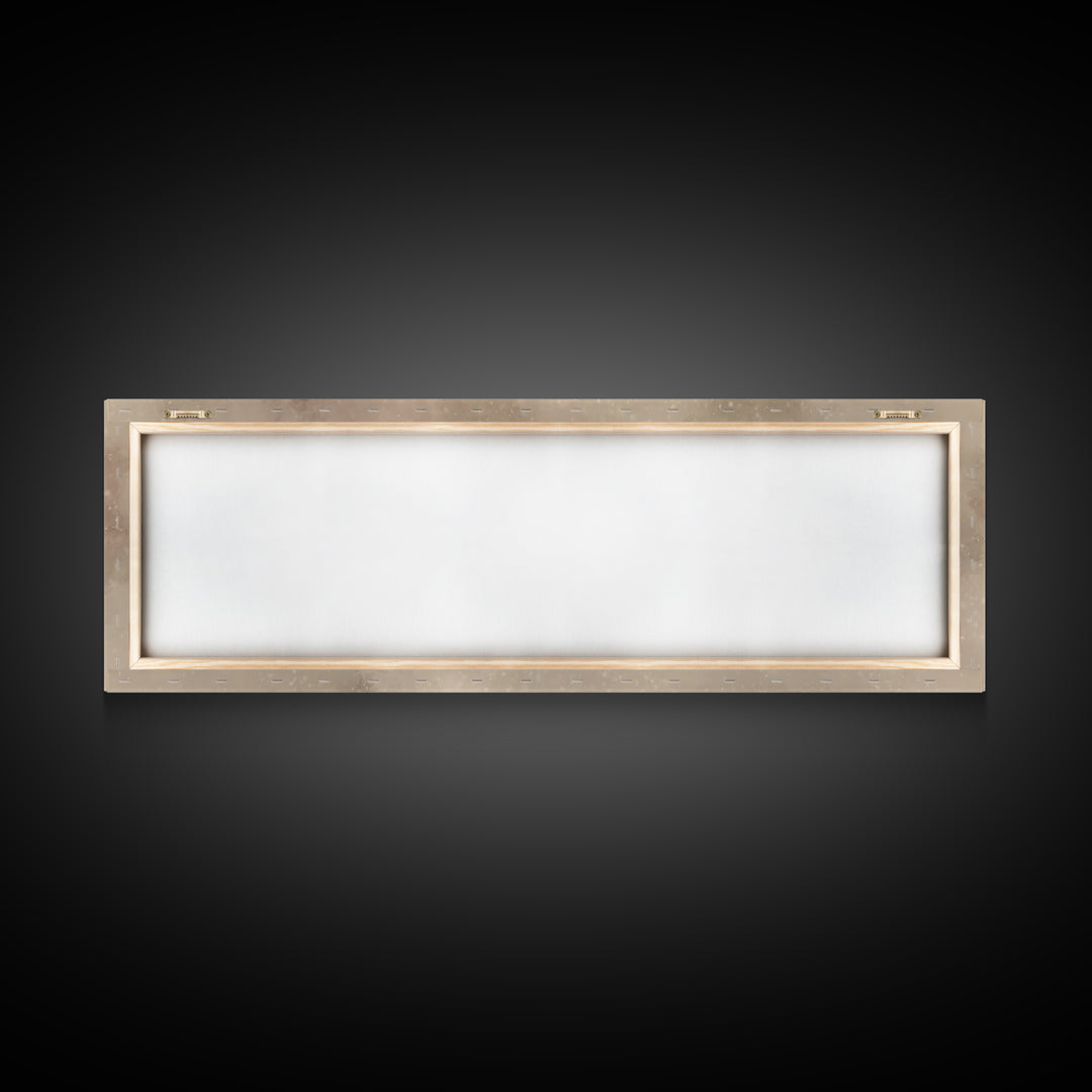 Angel Of Stillness | Framed Canvas Print | Panoramic Painting | Christian Wall Art | Christian Art Canvas | Christian Christmas Art | Moder