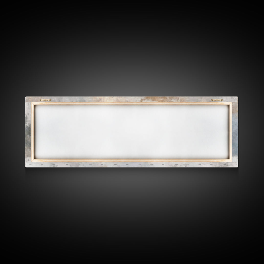 Silent Angel Watch – Framed Canvas Print – Panoramic Print – Christian Art – Minimalist Christian Art – Christian Art Canvas – Christmas Ar